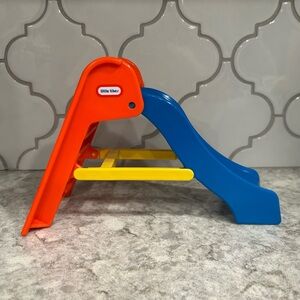 Red, Blue, and Yellow Kids Slide